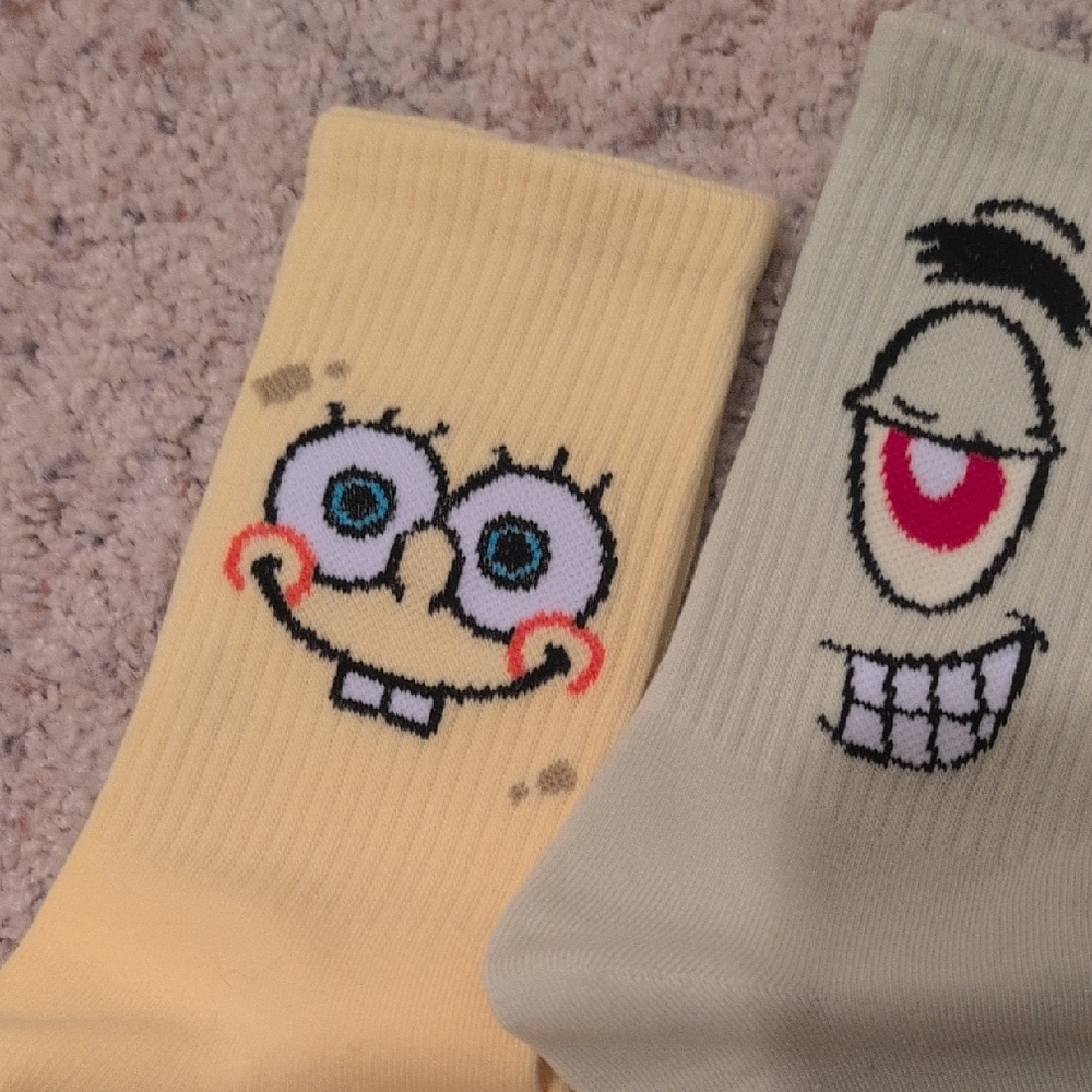 SpongeBob SquarePants Character Socks Set - Picture 2 of 4